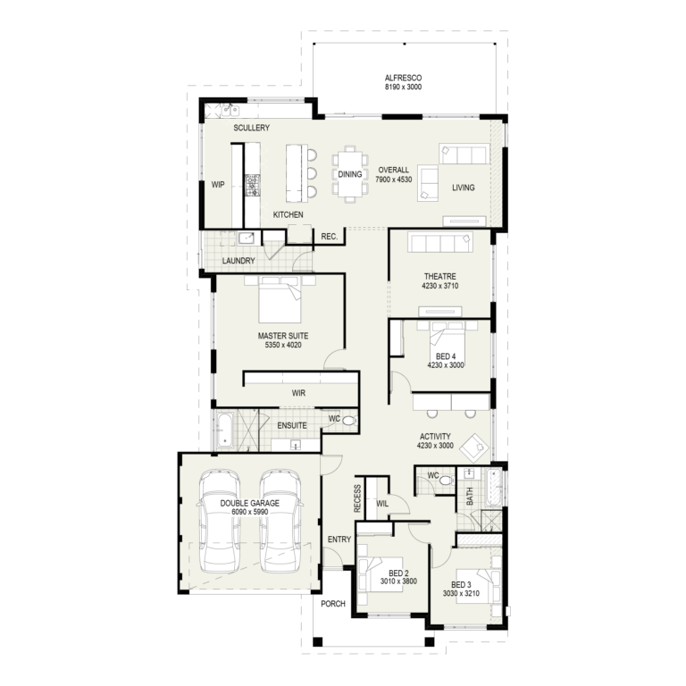 The Bremer Bay floorplan