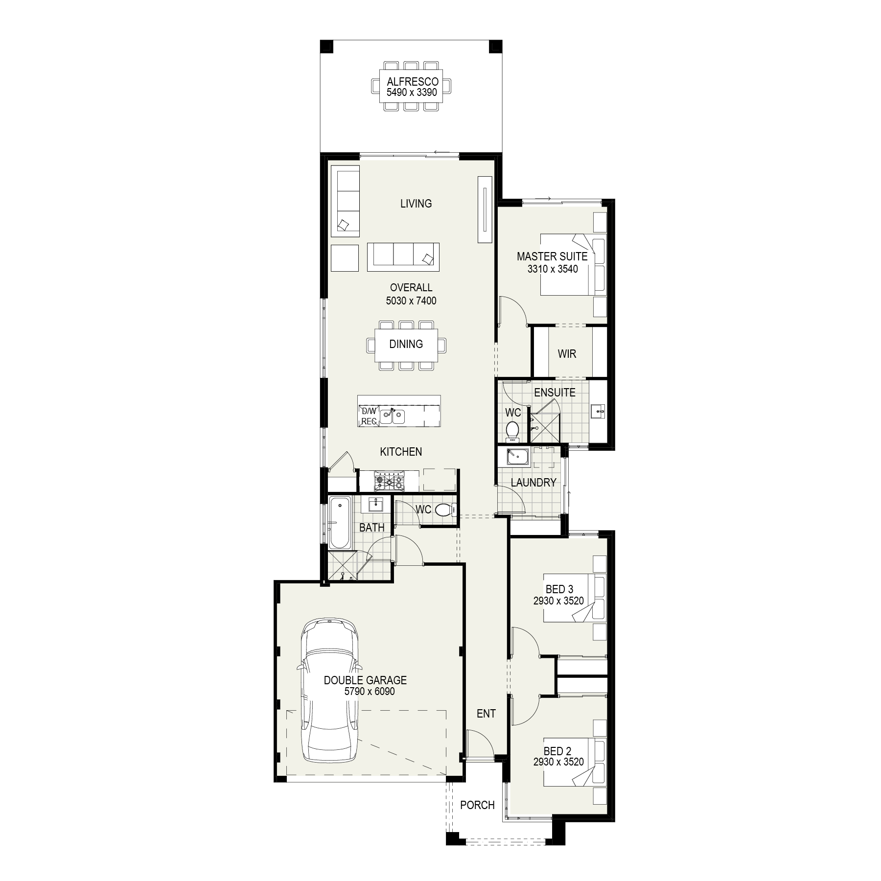 The Walpole floorplan