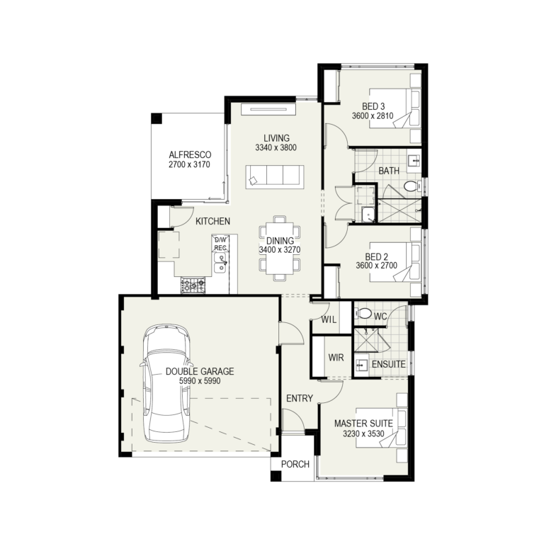 The Swan floorplan