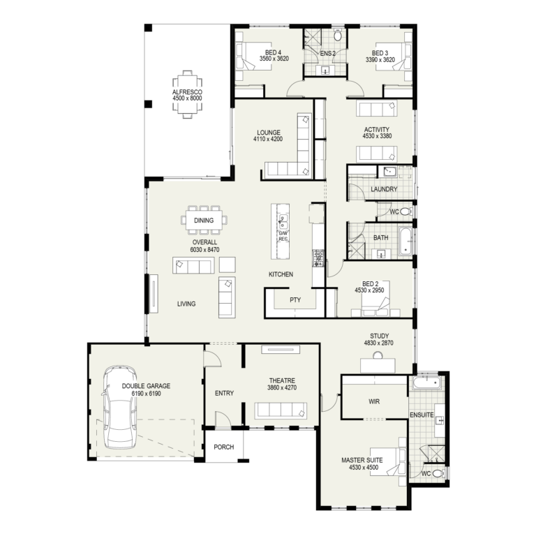 The Shoalwater floorplan