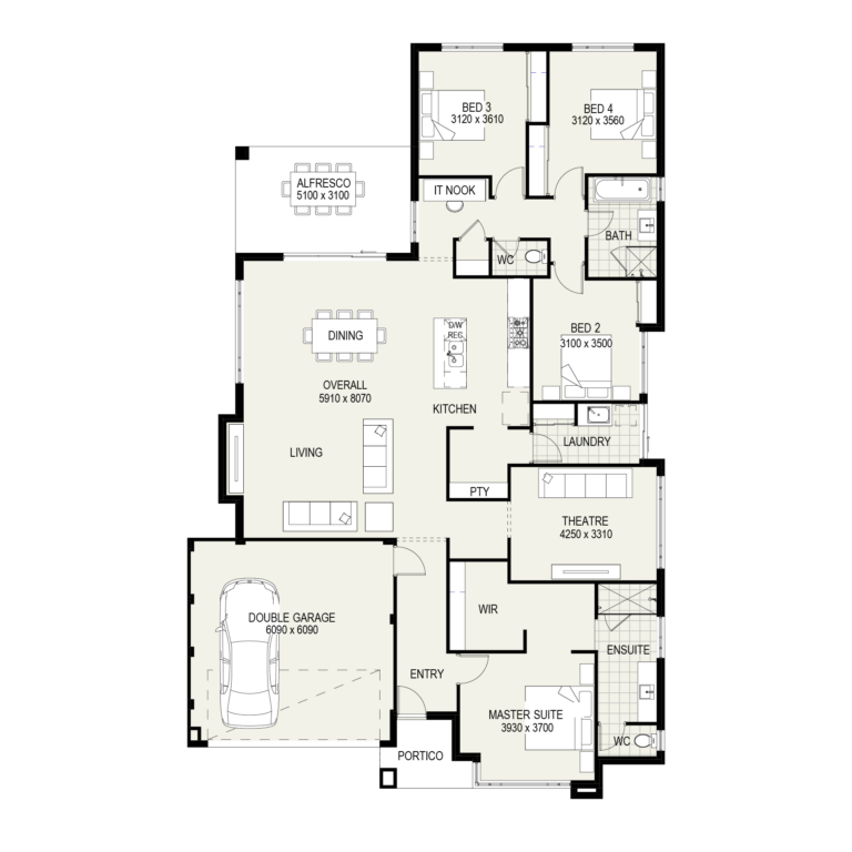 The Palm floorplan