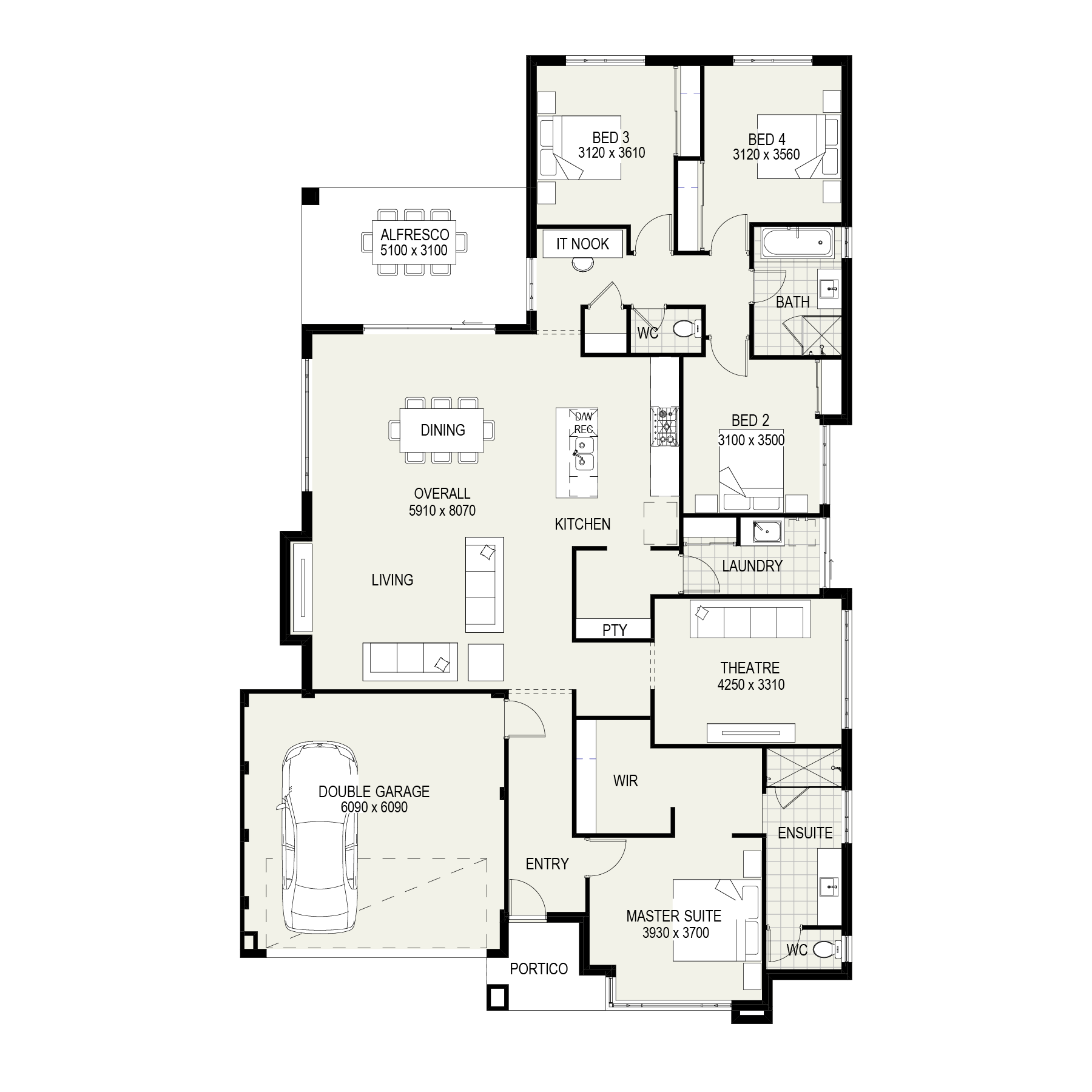 The Palm floorplan