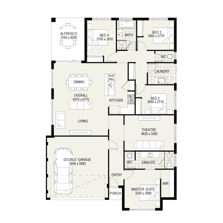 The Ord floorplan
