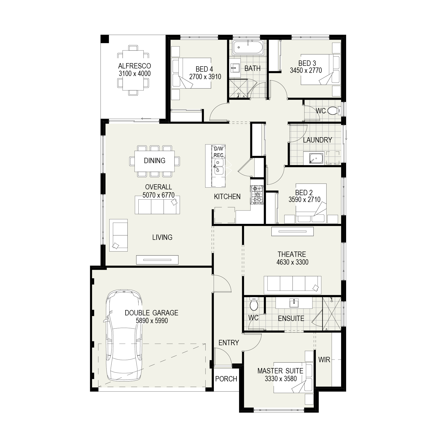 The Ord floorplan