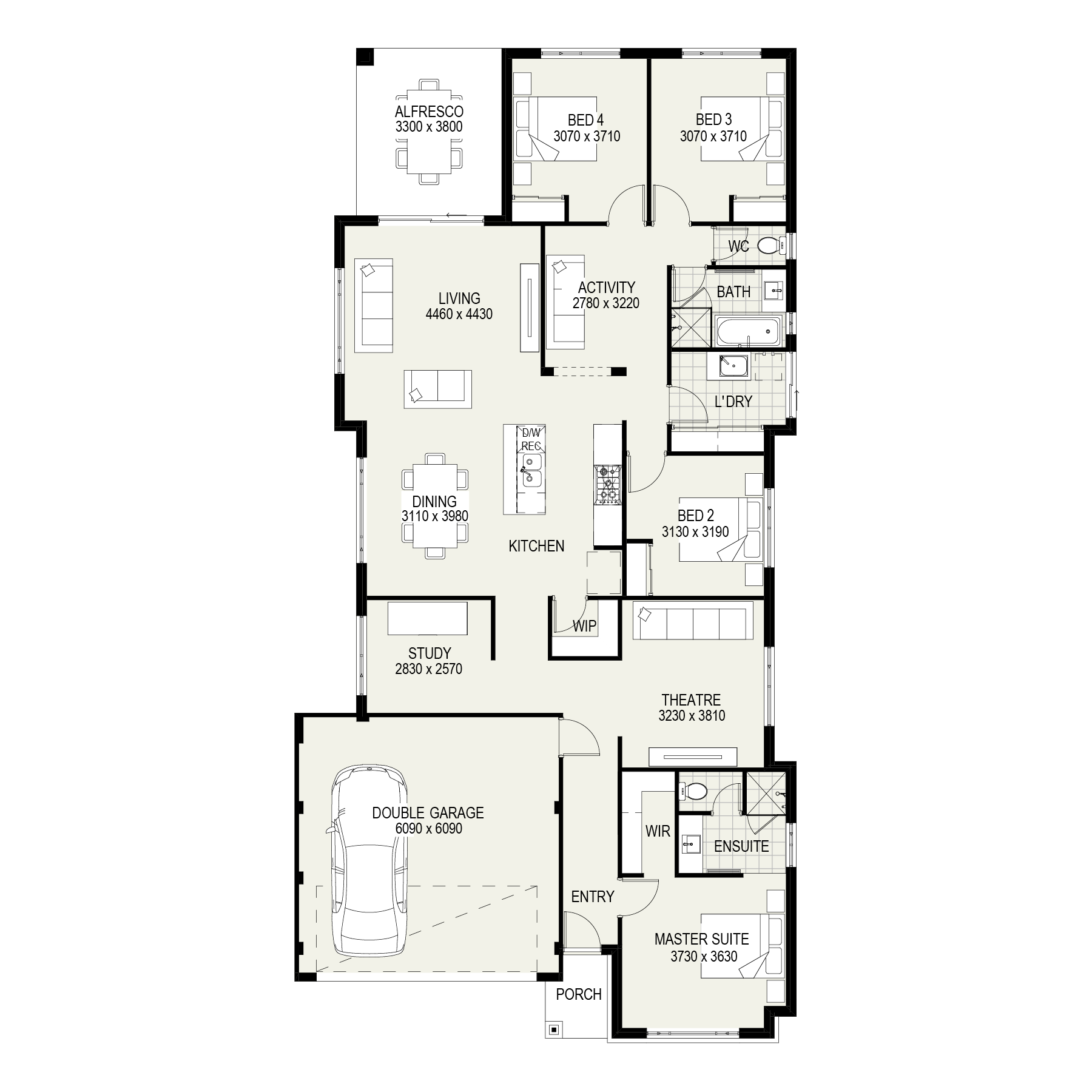 The Northam floorplan