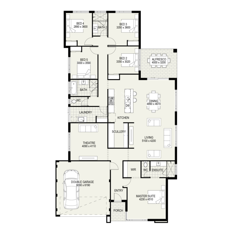 The Nannup floorplan