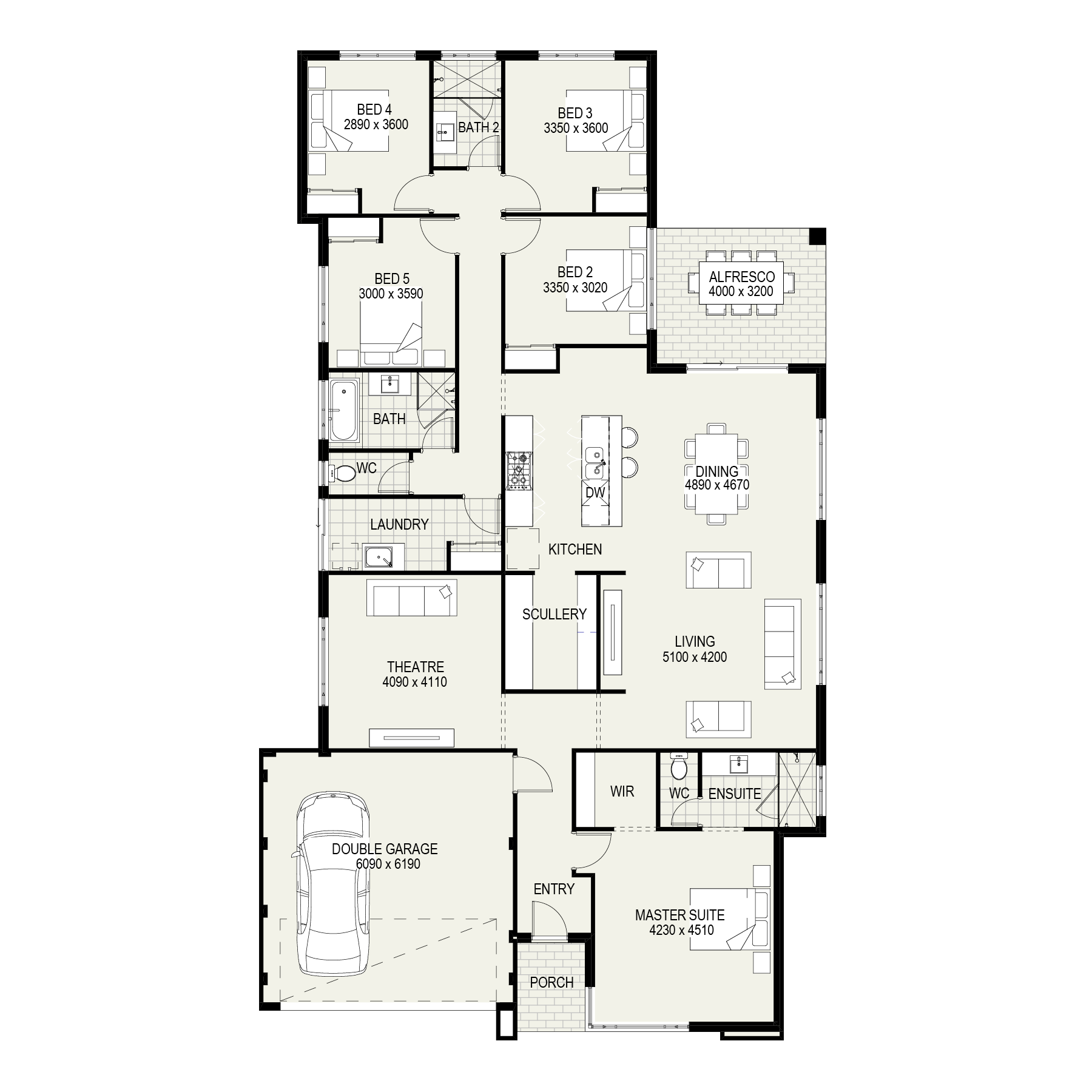 The Nannup floorplan