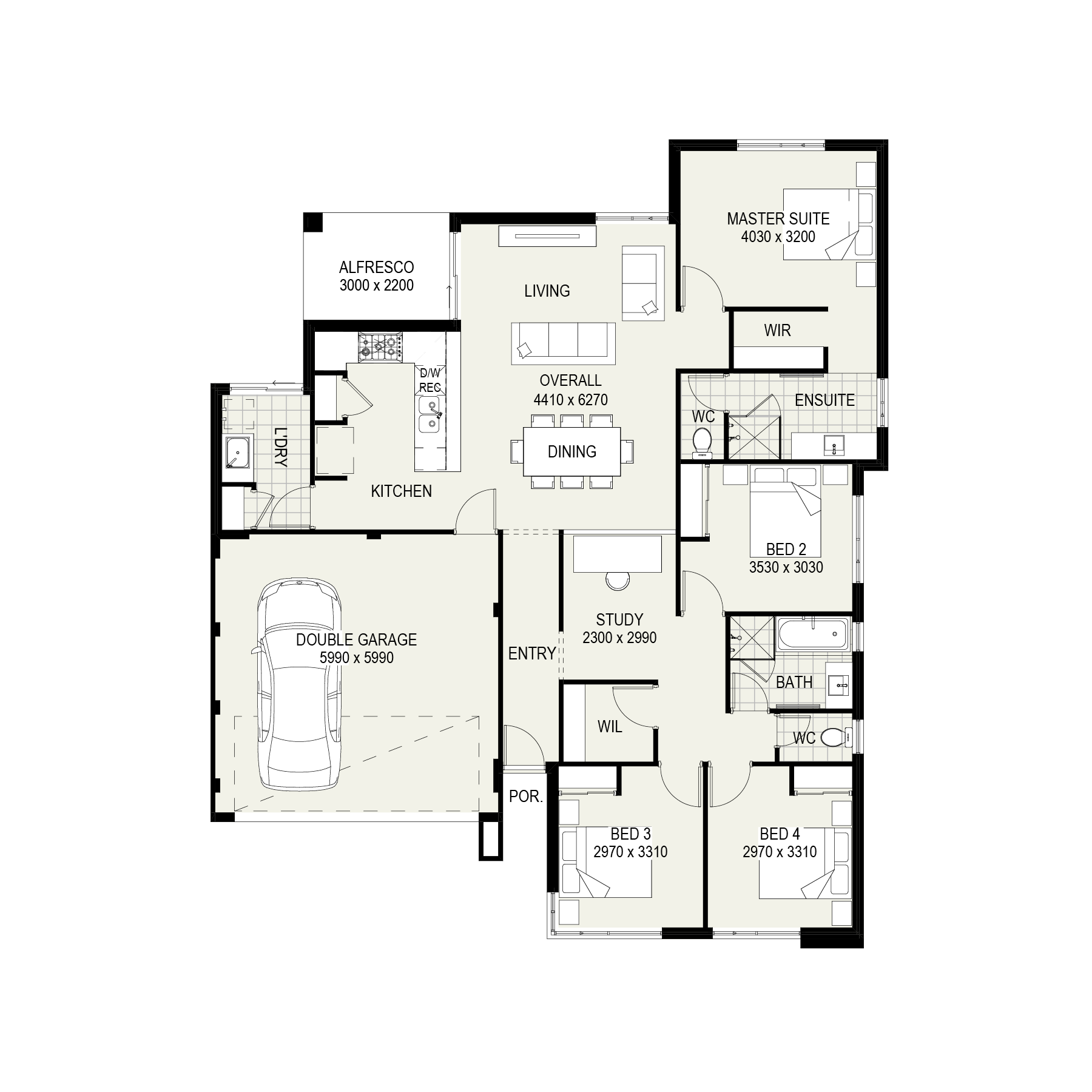 The Moore floorplan