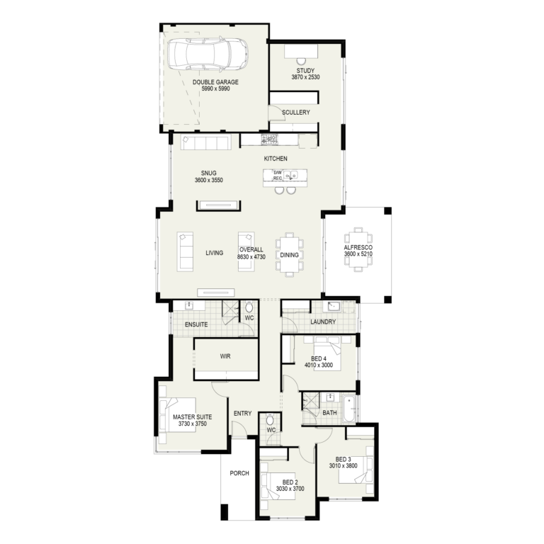 The Montebello floorplan