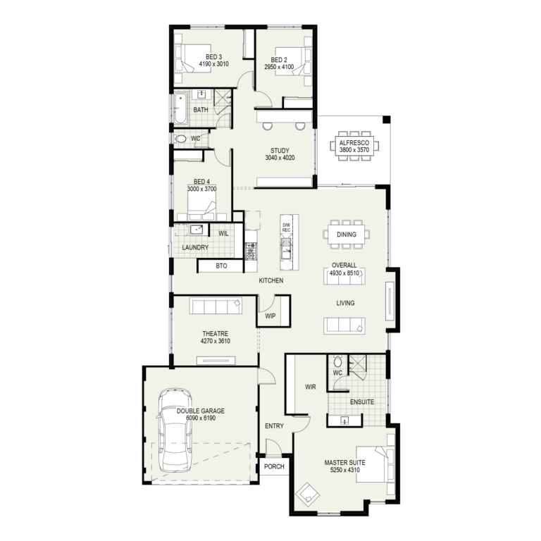 The Le Grand floorplan