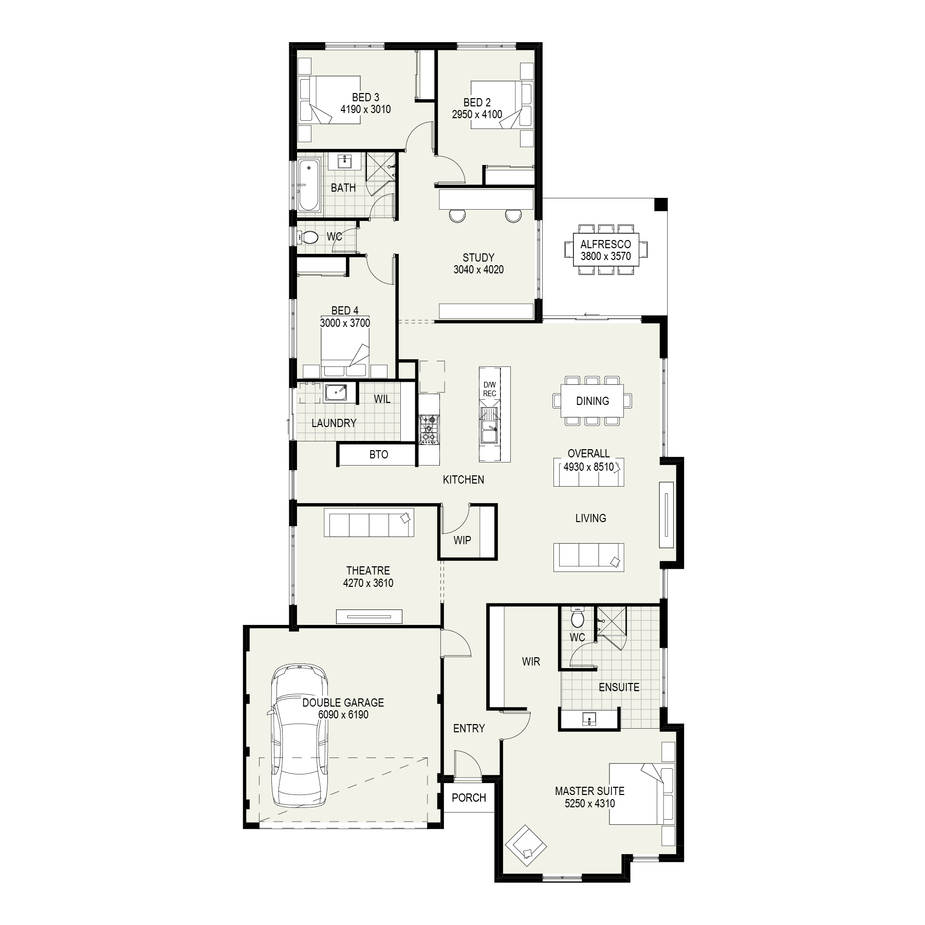 The Le Grand floorplan