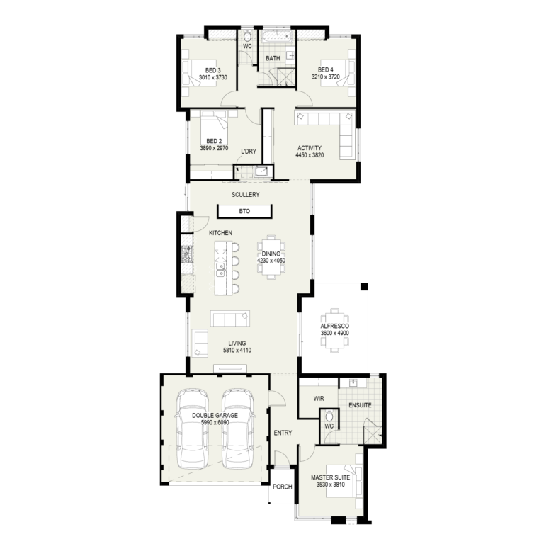 The Meelup floorplan