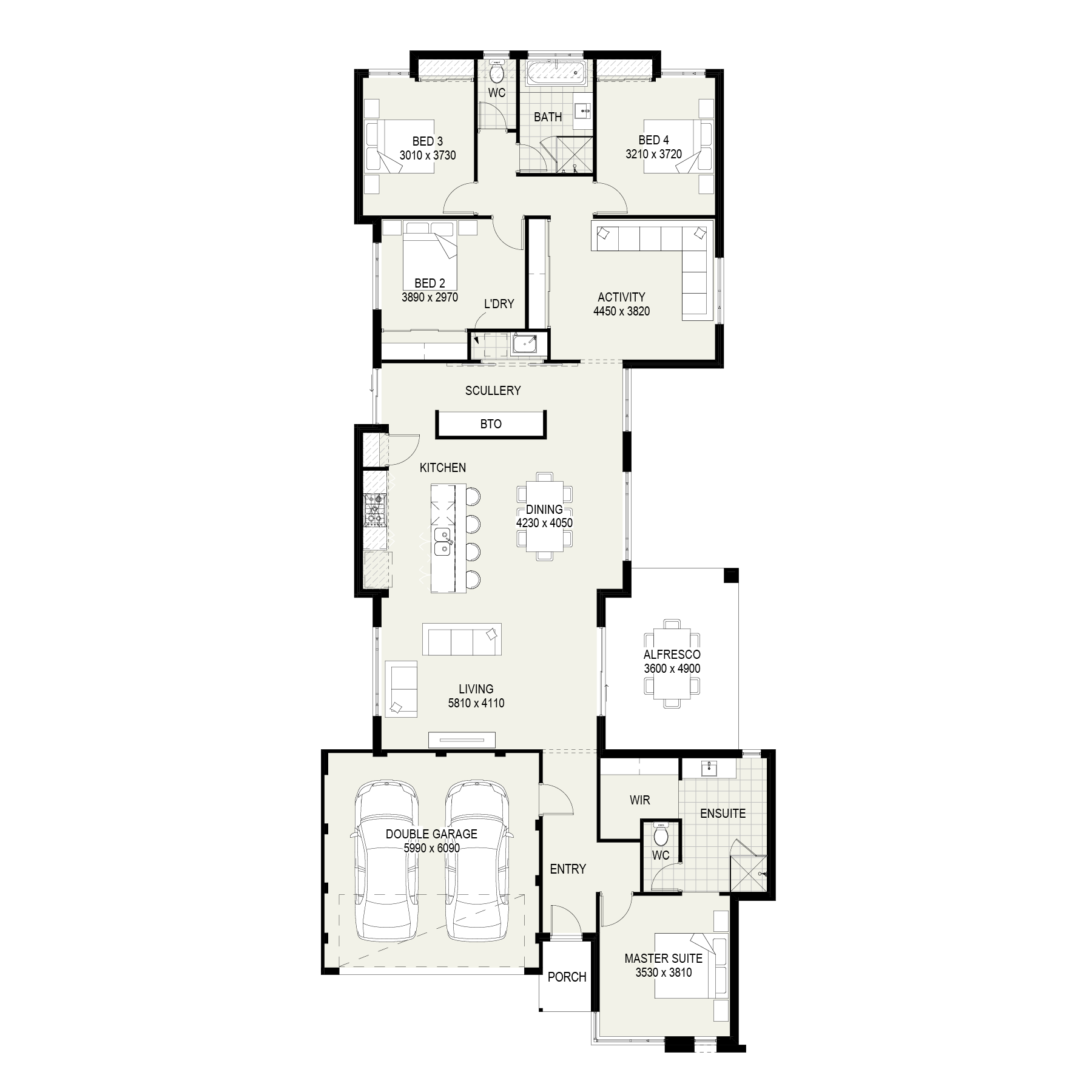 The Meelup floorplan