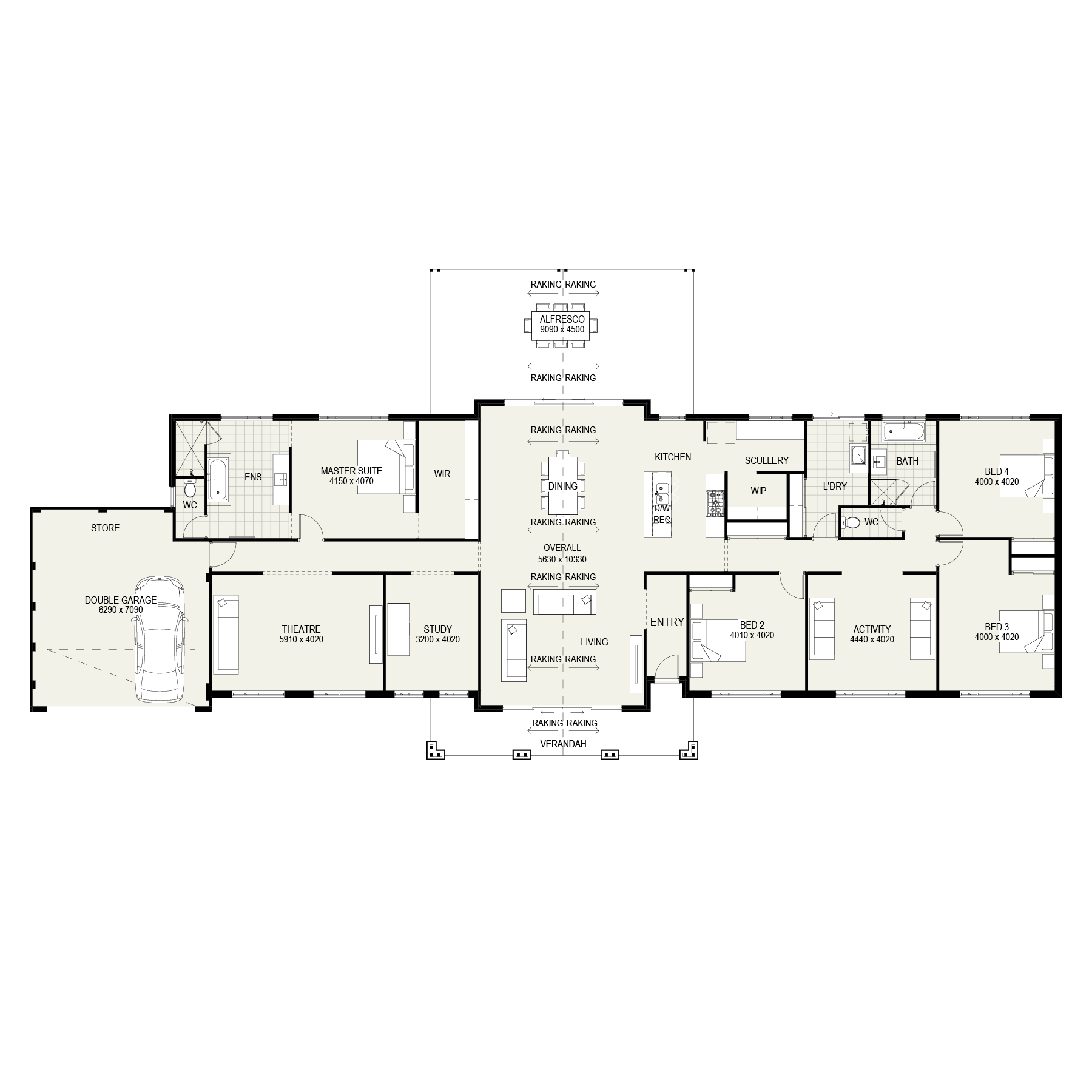 The Homestead floorplan