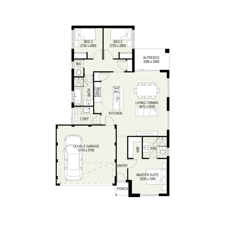 The Kalgoorlie floorplan