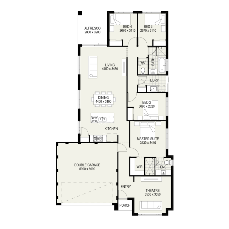 The Guildford floorplan
