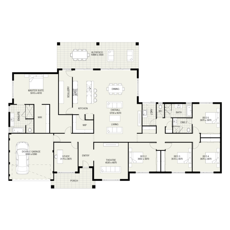 The Esperance floorplan
