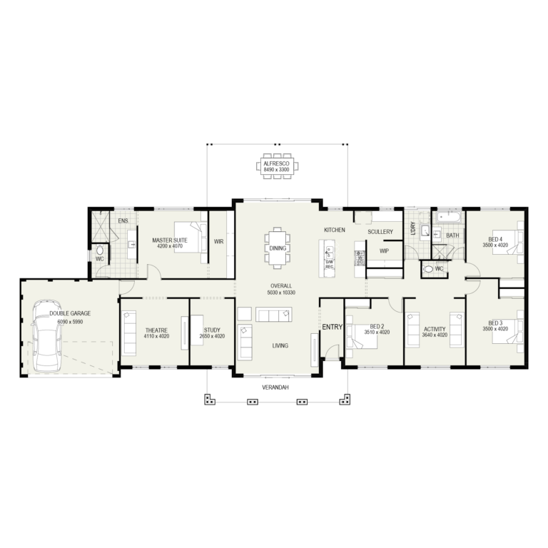 The Chidlow floorplan