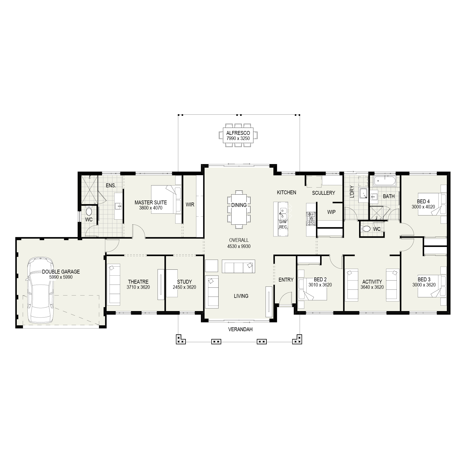 The Dwellingup floorplan