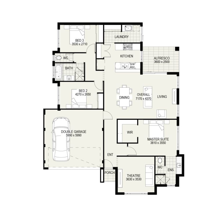 The Broome floorplan