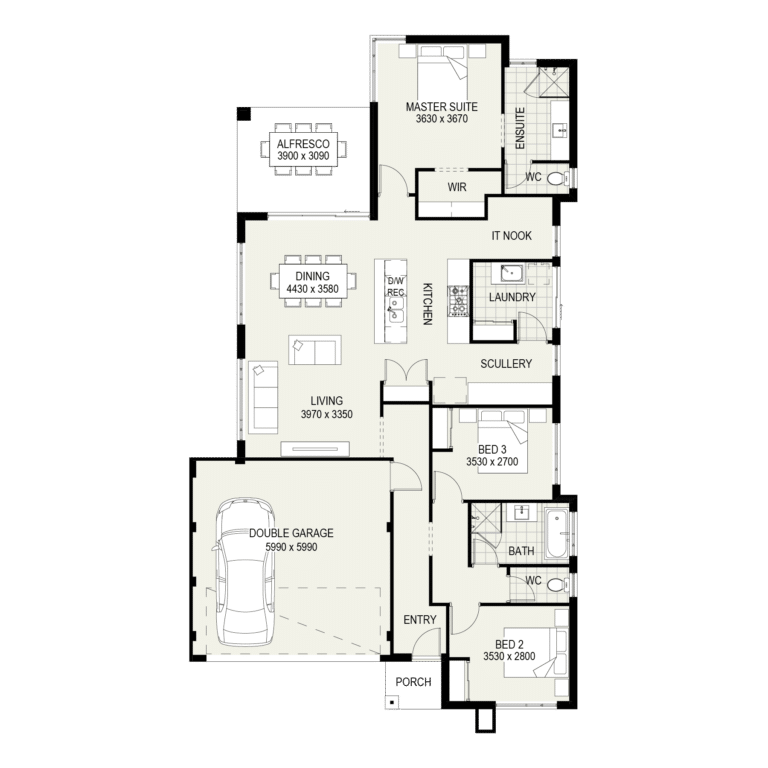 The Avon floorplan