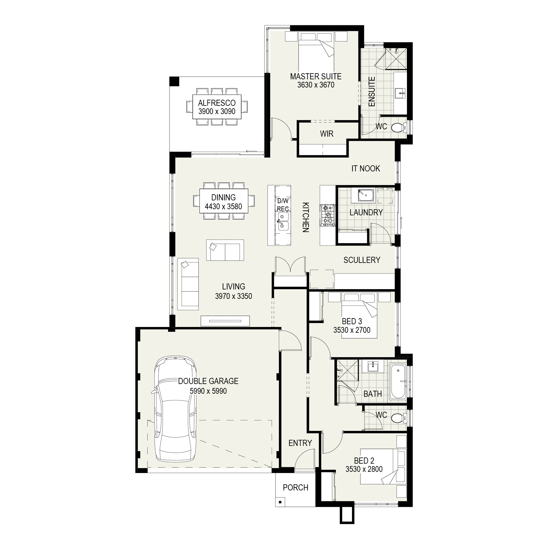 The Avon floorplan