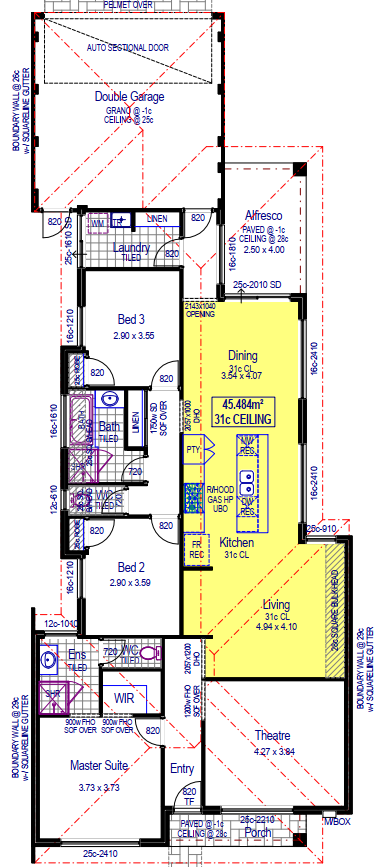 LOT 2337 Capricorn Esplanade, YANCHEP floorplan