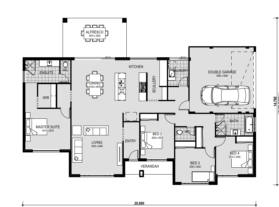 10 Whistler Rd, PARKERVILLE floorplan