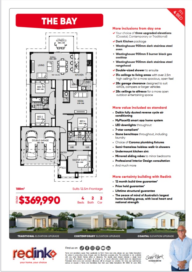 LOT 1999 Downswing Terrace, YANCHEP floorplan