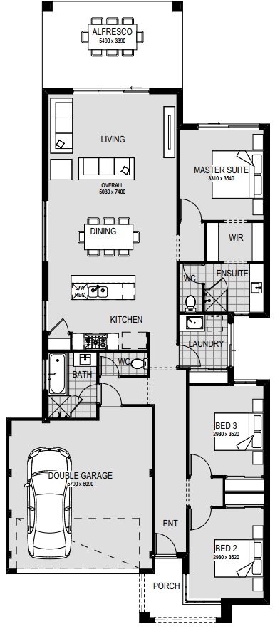 8A Meldreth Court, WILLETTON floorplan