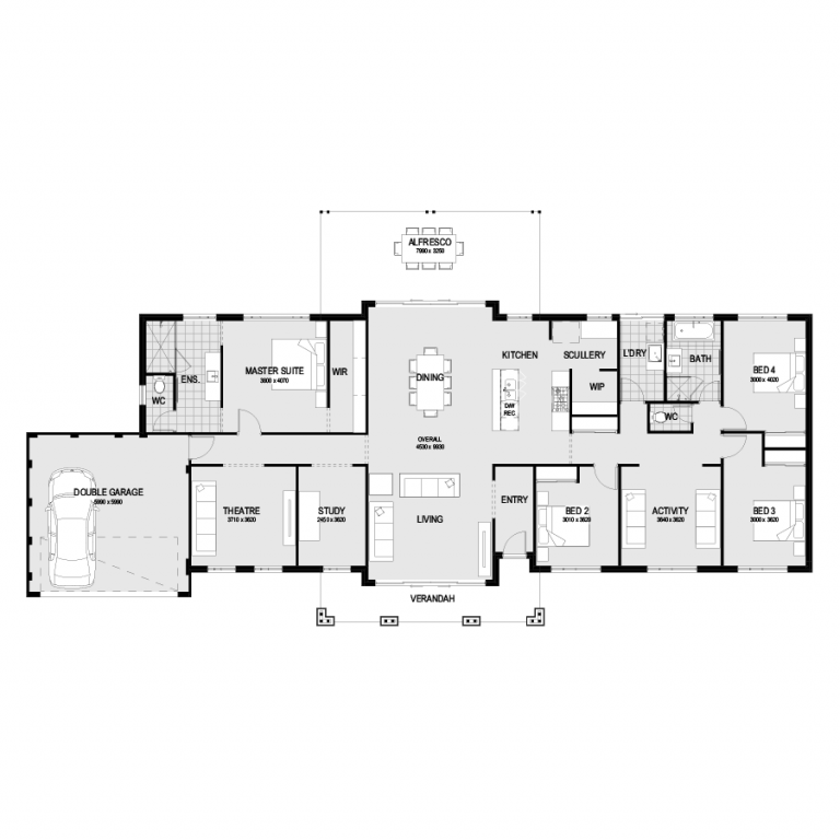 The Dwellingup floorplan
