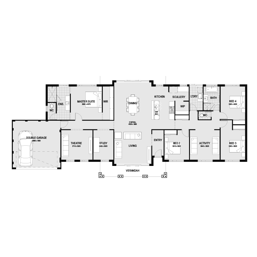 The Chidlow floorplan
