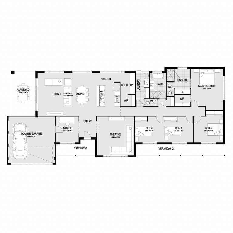 The Albany floorplan
