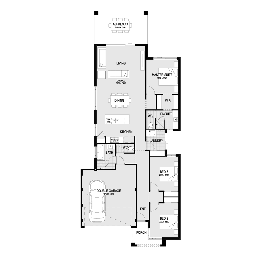 The Walpole floorplan