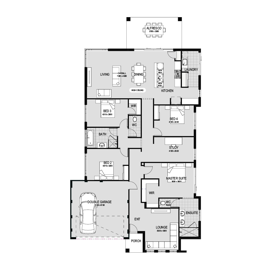The Scotsdale floorplan