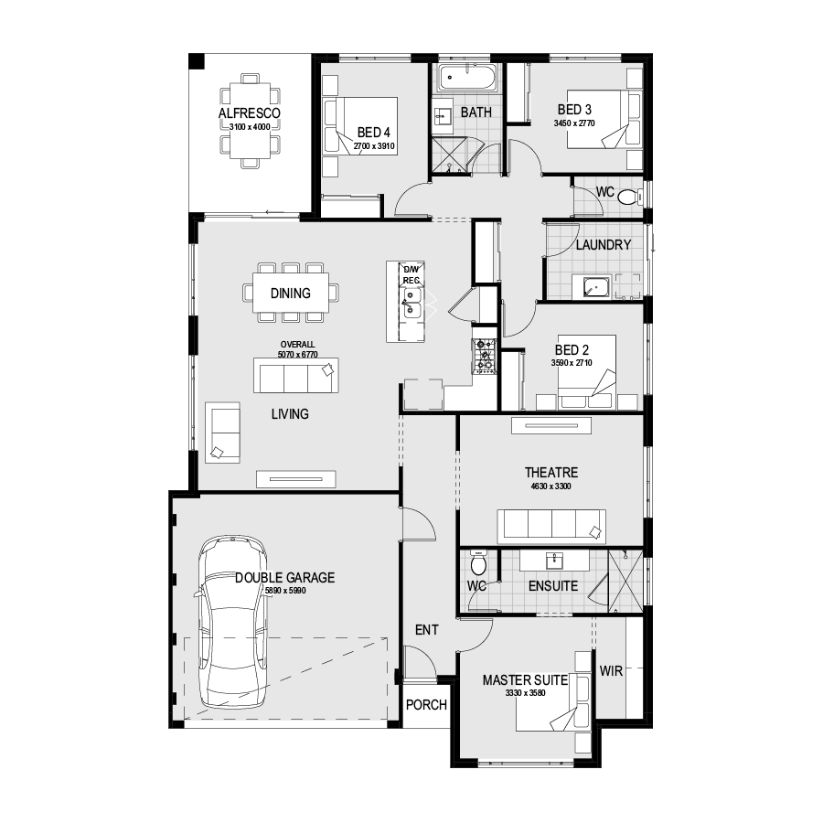 The Ord floorplan