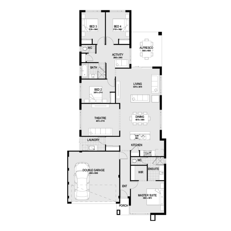 The Abrolhos floorplan