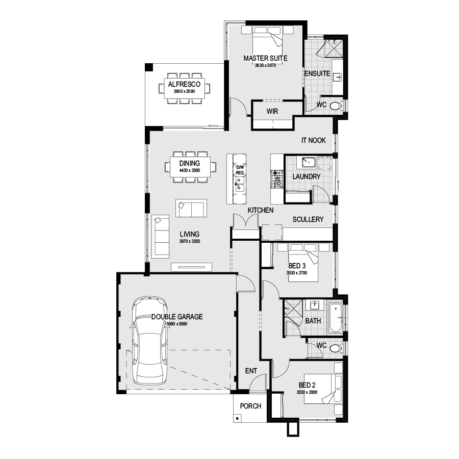 The Avon floorplan