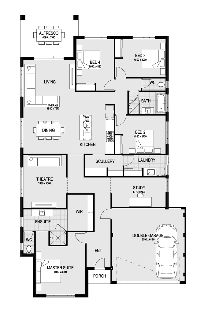The Ningaloo floorplan