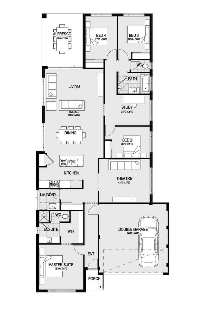 The Norcia floorplan