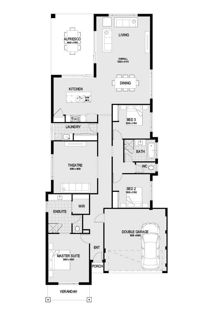 The Floreat floorplan