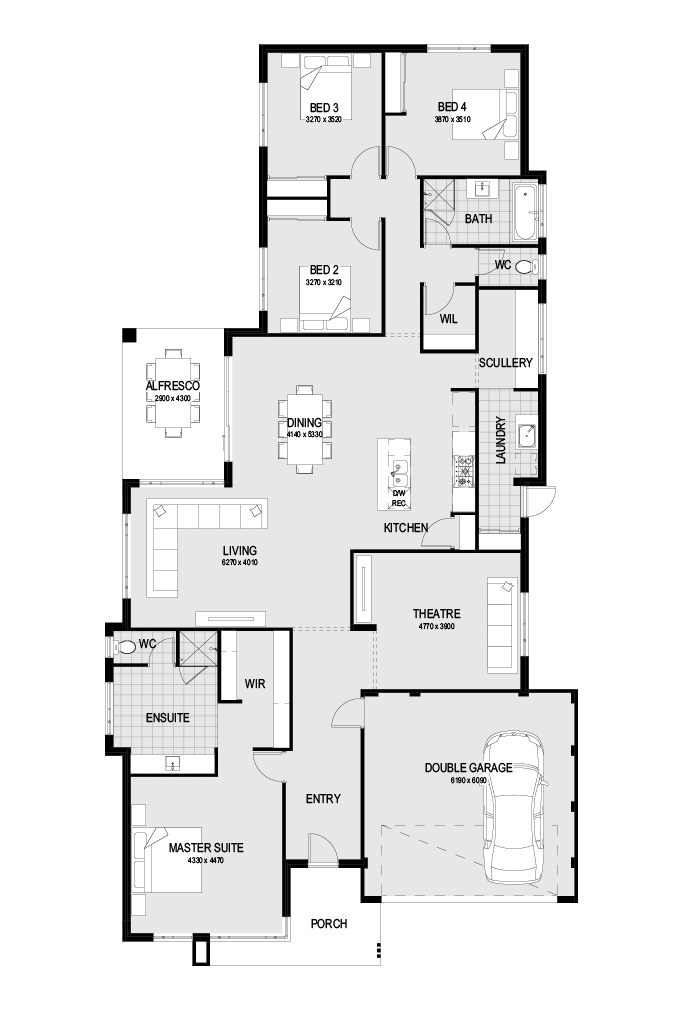 The Denmark floorplan