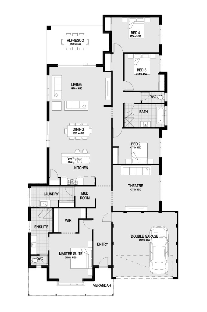 The Naturaliste floorplan