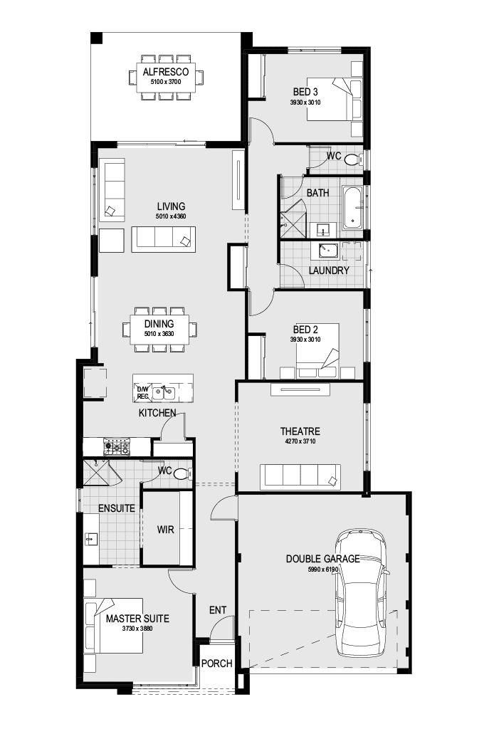 The Collie floorplan