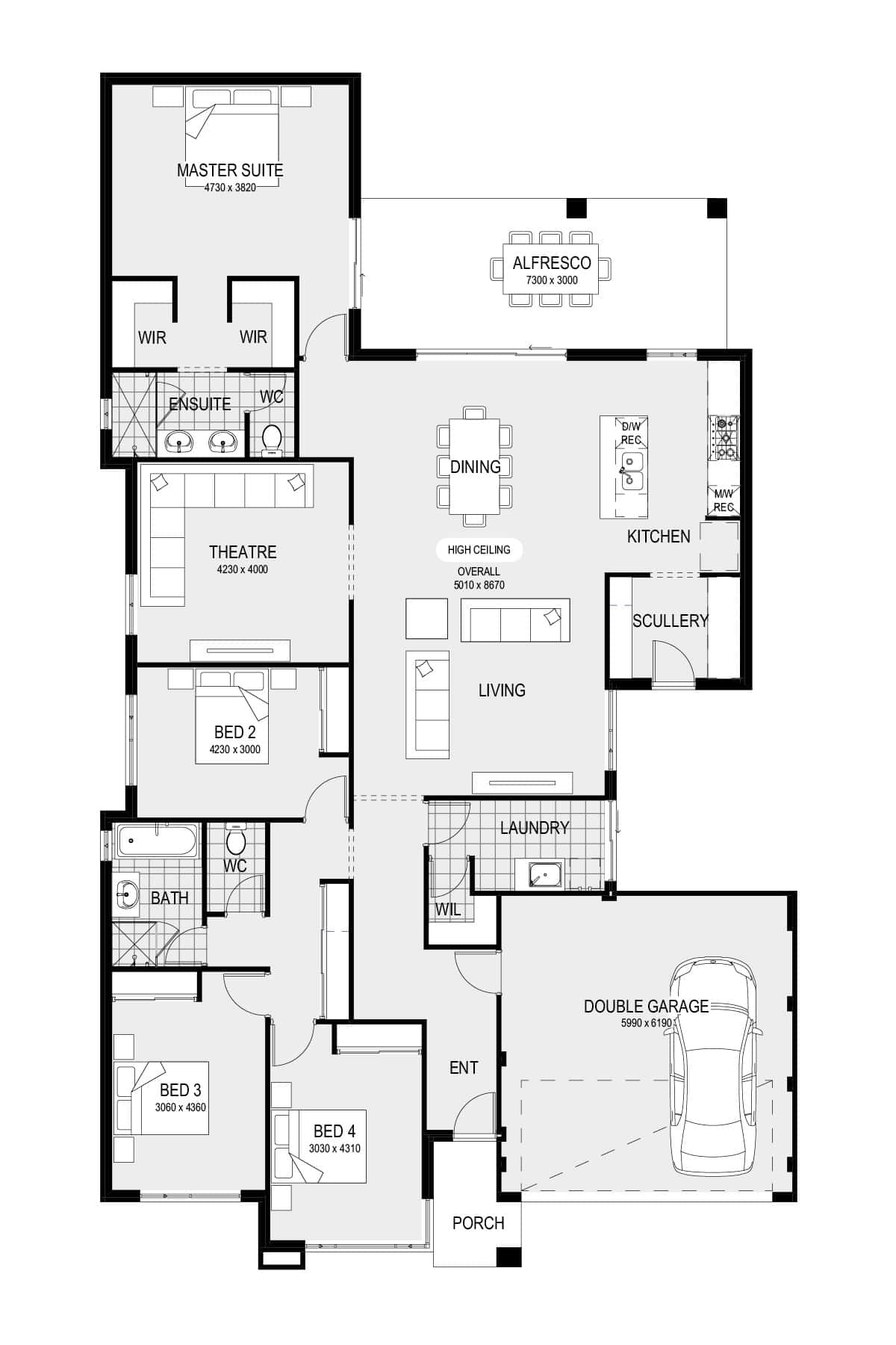 The Leeuwin Choice floorplan
