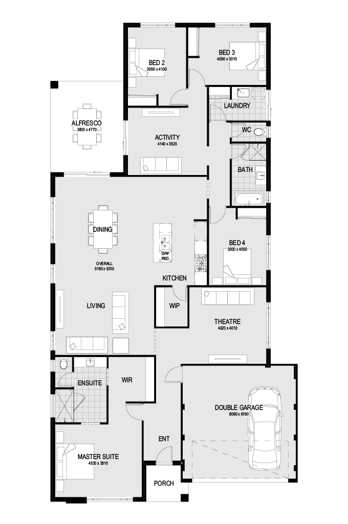 The Blackwood floorplan